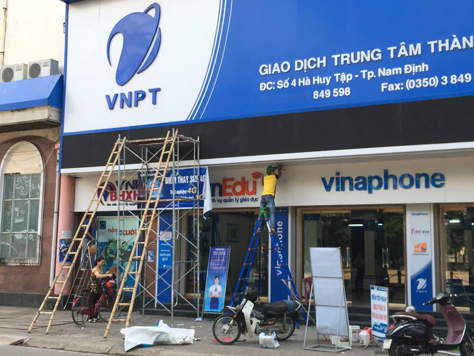 Vệ sinh sau xây dựng - VNPT Tỉnh Nam Định