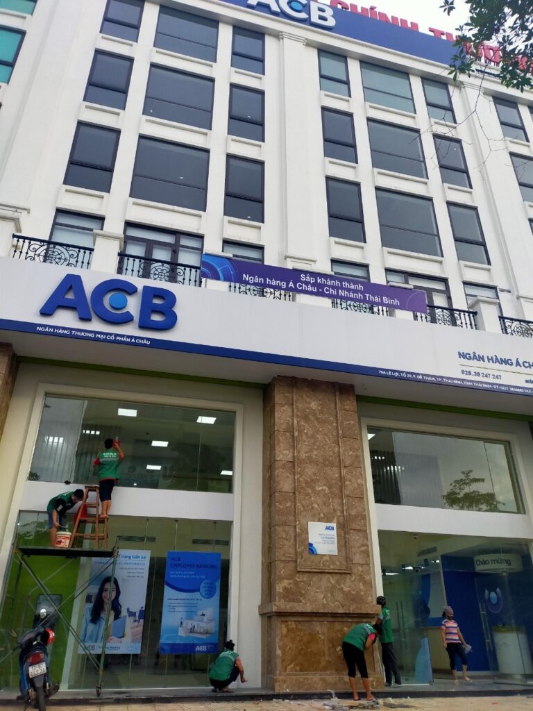 Dịch vụ vệ sinh tại Nam Định - Ngân hàng ACB