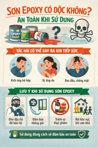 Sử dụng sơn epoxy an toàn