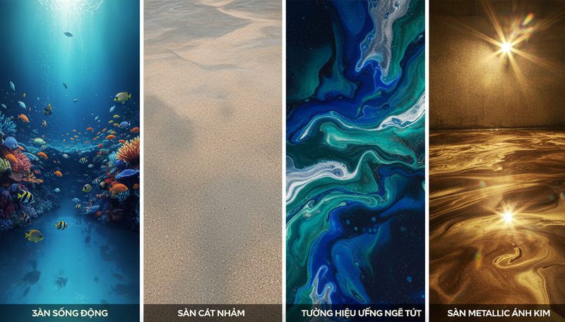 Các dòng sơn epoxy hiệu ứng dẫn đầu xu hướng năm 2026