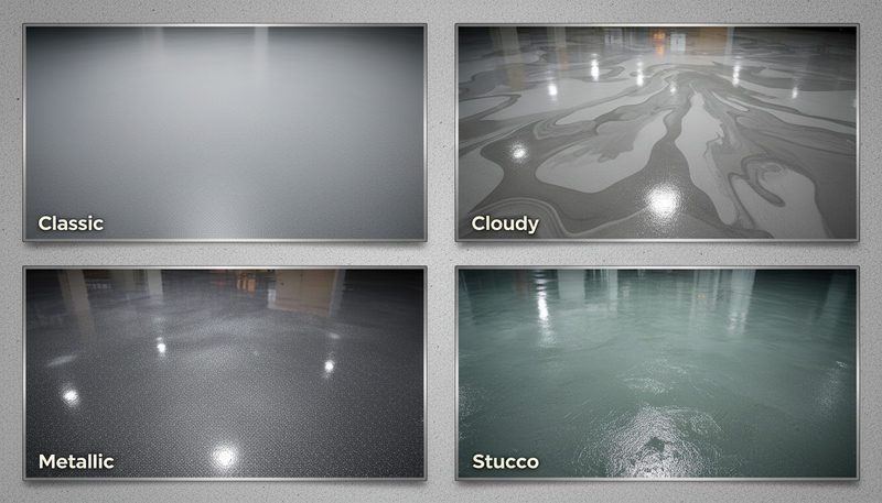 Phân loại các dòng sơn epoxy hiệu ứng phổ biến nhất hiện nay