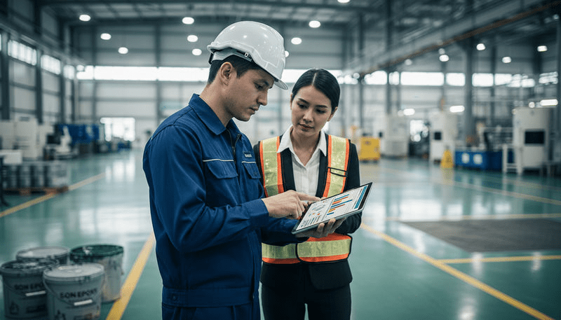 Ký biên bản bàn giao nghiệm thu công việc