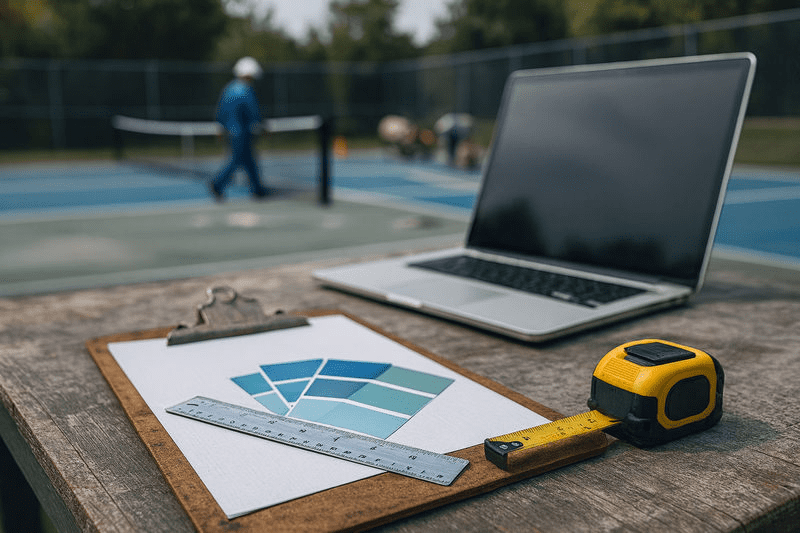 Giá sơn sân pickleball ngoài trời bao nhiêu? Các yếu tố ảnh hưởng chi phí