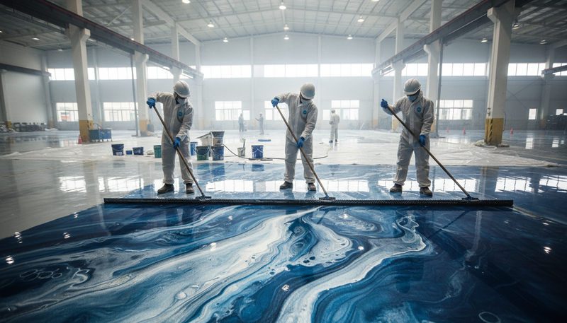 Quy trình thi công sơn epoxy hiệu ứng chuẩn kỹ thuật 2026