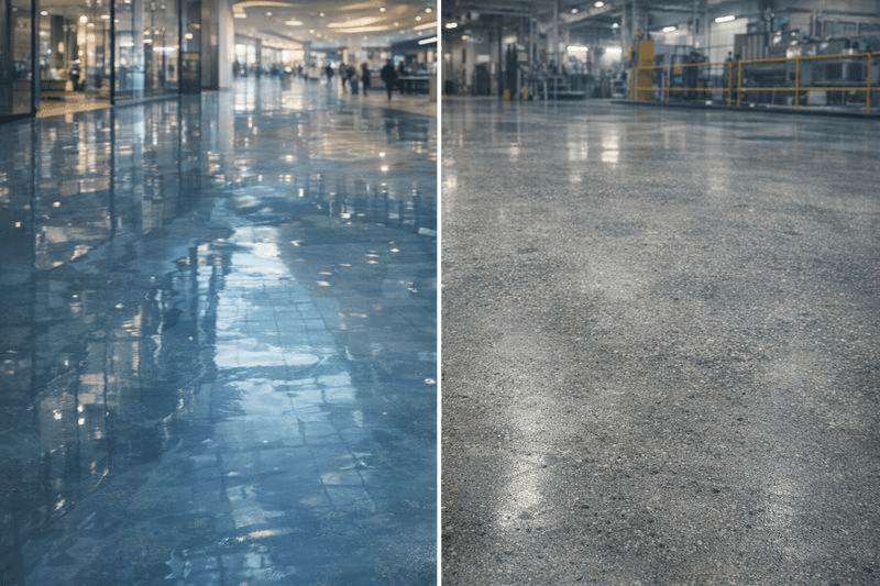 Ưu điểm và nhược điểm của epoxy và bê tông mài