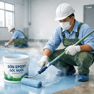 son epoxy goc nước