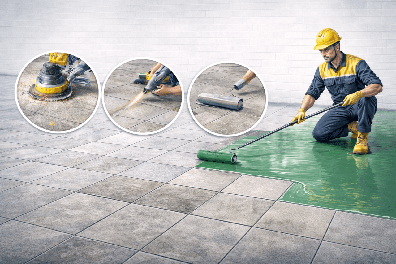 sơn epoxy tren nen gach men 2026