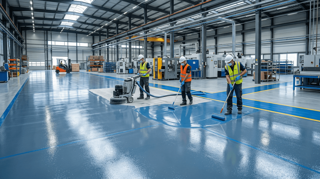 báo giá quy trình thi công sơn epoxy