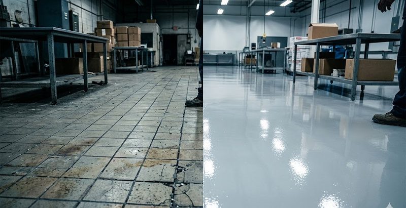 Có thể sơn epoxy trực tiếp lên nền gạch men được không?