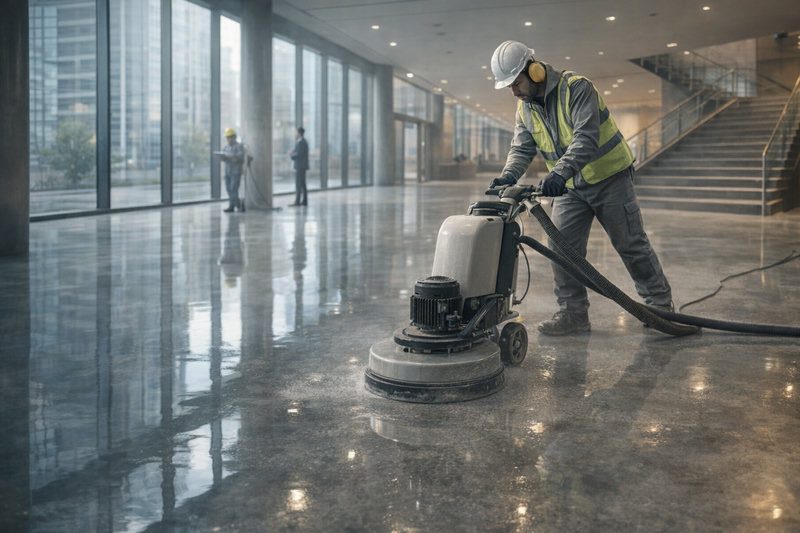 Giới thiệu dịch vụ đánh bóng sàn bê tông và các ứng dụng trong xây dựng hiện đại