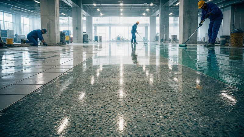 Lợi Ích Của Bê Tông Mài Nghệ Thuật So Với Gạch Và Sơn Epoxy