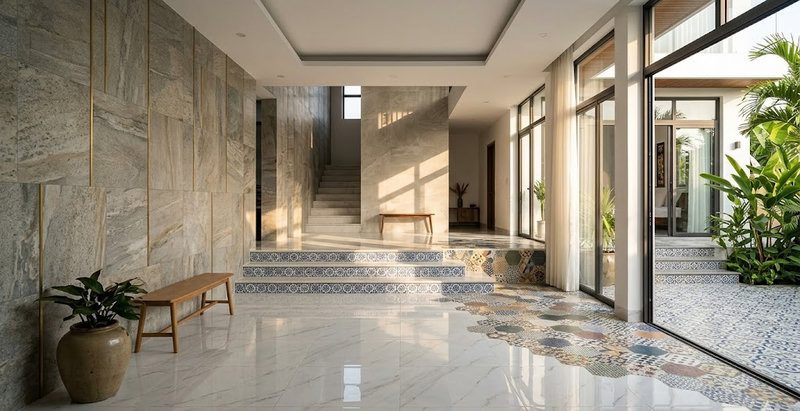 Ưu điểm của gạch men trong xây dựng và trang trí