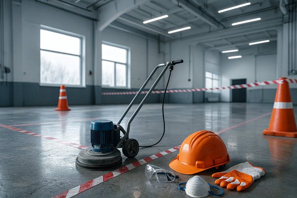 Lưu ý an toàn, chuẩn bị mặt bằng và liên hệ thuê máy