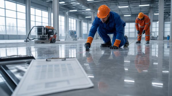 Báo giá thi công nhân công mài nền bê tông