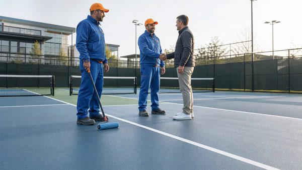 Cách chọn đơn vị thi công hệ thống sơn Pickleball chuyên nghiệp