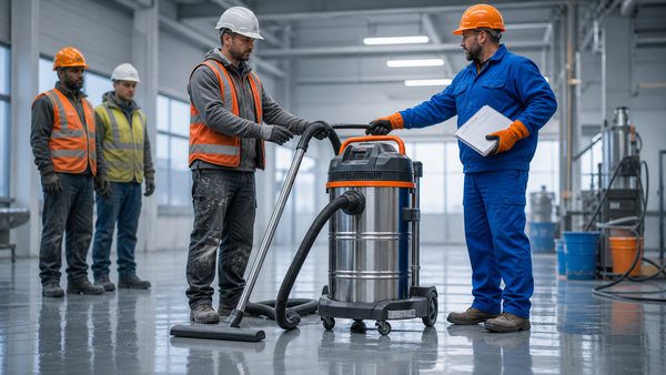 Quy trình thuê máy hút bụi chuyên dụng công nghiệp