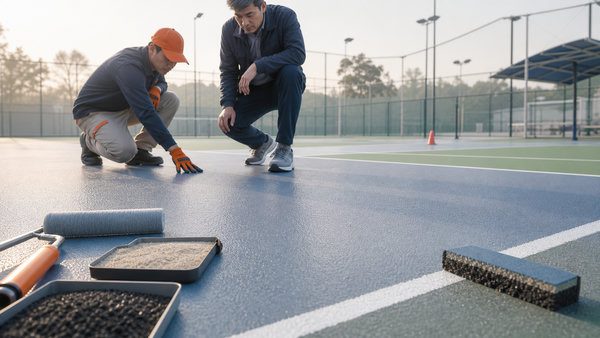 Khi nào nên chọn sân Pickleball có đệm cao su?